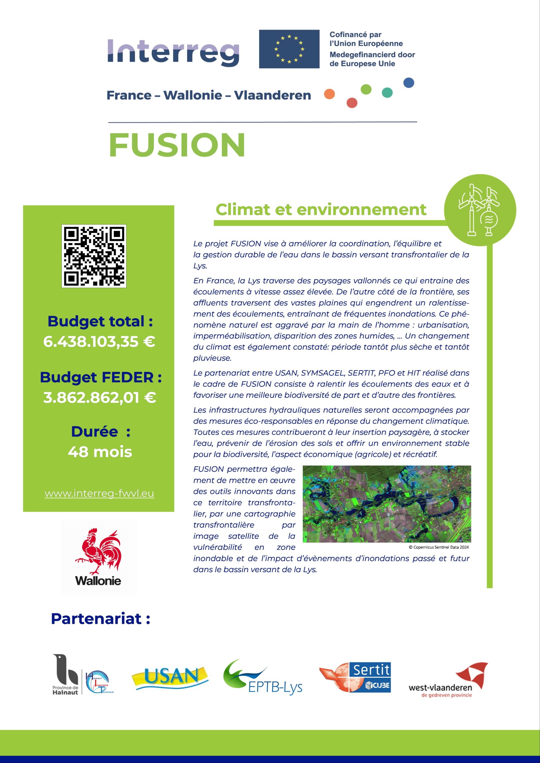 Découvrez le poster de présentation de notre projet Interreg FUSION