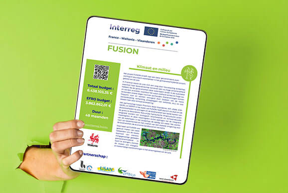 Ontdek de presentatieposter van ons Interreg FUSION-project